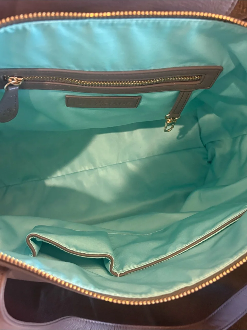 Lily Jade Gray Leather Madeline Convertible Diaper Bag Purse Backpack Crossbody